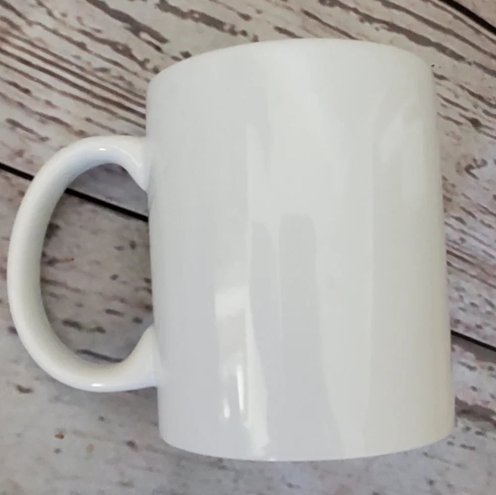 Liquid Logic coffee mug Cheers to love, laughter & happily ever after